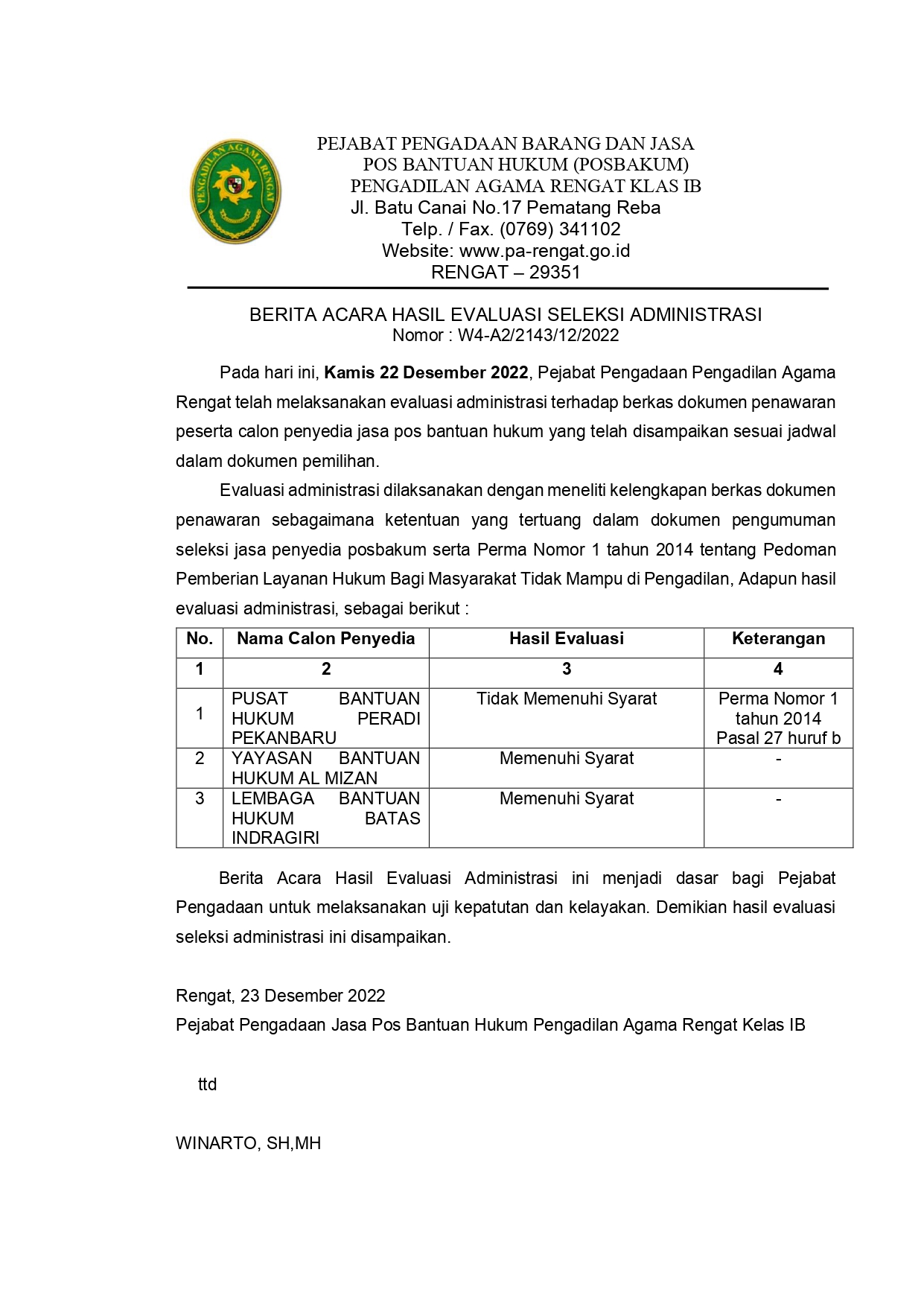 BA Hasil Evaluasi Administrasi page 0001