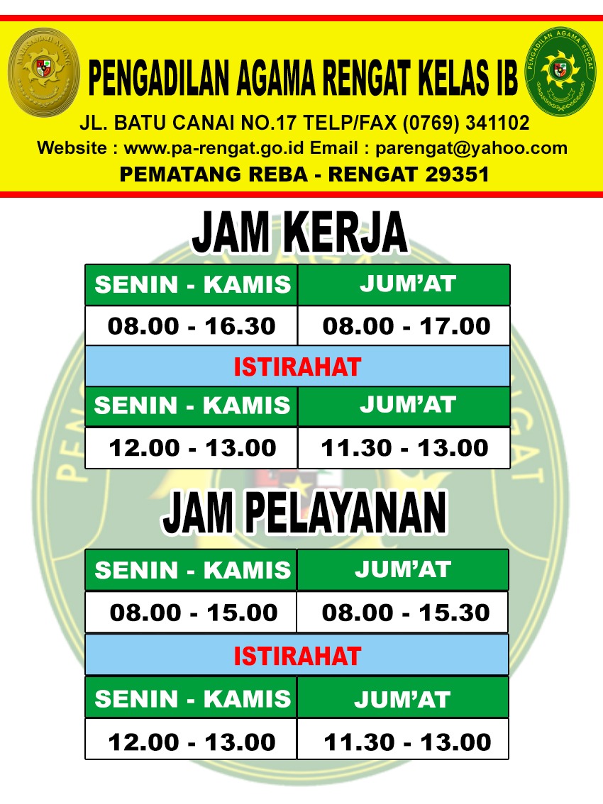 Jam Kerja